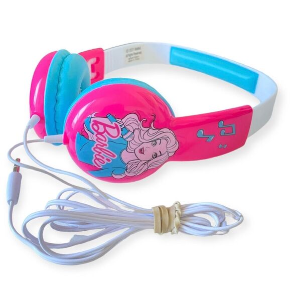 BARBIE Headphones Safe for Kids Ears with Volume Limiting Technology Protection - Picture 3 of 10